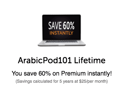 ArabicPod101 Coupon 60%