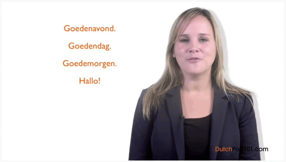 DutchPod101 Video Learn Dutch Greetings